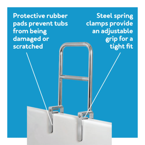 Carex Bathtub Rail, Dual Level