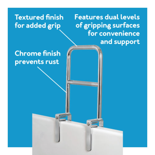 Carex Bathtub Rail, Dual Level