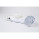 Carex Hand Held Shower Spray and Diverter Valve Combo with extra-long hose for comfortable use. Moovkart.