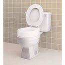 Carex Raised Toilet Seat Elevator with Universal Fit for Standard and Elongated Toilets