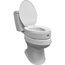 Carex Raised Toilet Seat Elevator with Universal Fit for Standard and Elongated Toilets