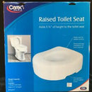 Carex Raised Toilet Seat, Adds 5.5 Inch Height, Contour Seat, White