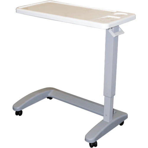 Carex Deluxe Overbed Table Adjustable Height, Moovkart