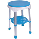 Carex EZ Swivel Bath and Shower Stool Chair with padded seat at Moovkart