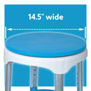 Carex EZ Swivel Shower Stool with 360 Degree Rotating Padded Seat and Storage Tray for Bath Safety