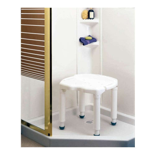 Carex Bath Bench Without Back, portable and easy-to-disassemble bath support for safety. Moovkart