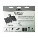Apex MediChest Weekly Pill Organizer with 4 compartments per day and Braille text,Moovkart