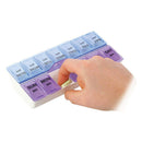Apex Twice a Day Weekly Pill Organizer for medication management and daily wellness. Moovkart