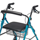 Folded Graham Field Lumex Walkabout rollator showing its compact transport design, Moovkart