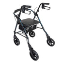 ProBasics Deluxe Aluminum Rollator, Blue Flame with 8 Inches Wheels