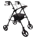 ProBasics Height Adjustable Aluminum Rollator Walker with Seat ergonomic mobility support. Moovkart