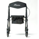 ProBasics Aspen Aluminum Folding Rollator with Seat, lightweight rollator 300 lbs capacity. Moovkart