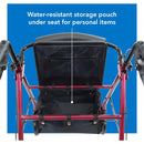ProBasics Junior Rollator with 6 Inch Wheels, Lightweight Aluminum Frame and Height Adjustable, Burgundy