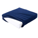 Carex Memory Foam Seat Cushion, Ergonomic Design, Removable Cover, 18 x 16 x 3 Inch, Hypoallergenic