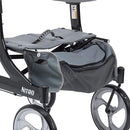 Drive Medical Nitro Aluminum Rollator with 10 Inches Casters, TalI, Black