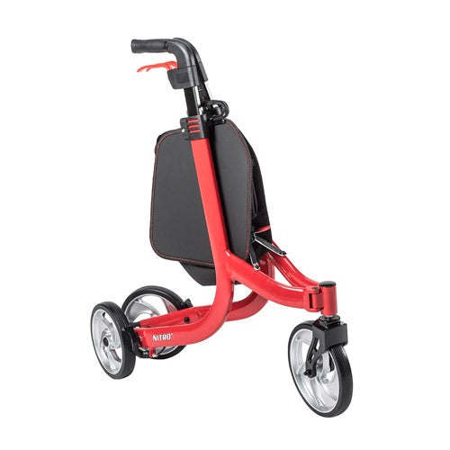 Drive Medical Nitro 3-Wheel Folding Aluminum Rollator
