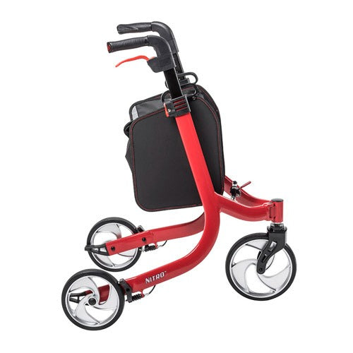 Drive Medical Nitro 3-Wheel Folding Aluminum Rollator