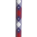 Drive Medical T Handle Comfort Grip Cane, Adjustable Height, Aluminum with Strap, Patriotic