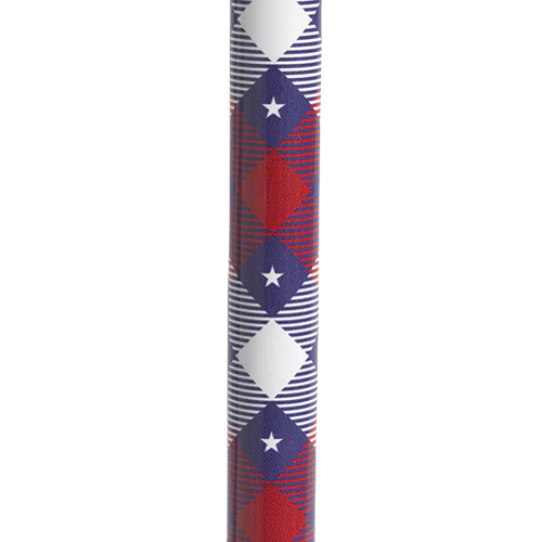 Drive Medical Comfort Grip Adjustable T Handle Cane, Patriotic