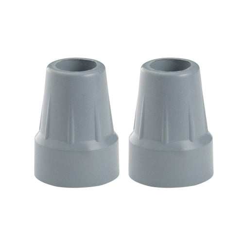 Drive Medical Crutch Tip 7/8 Grey Pair Retail (Blister Pack)
