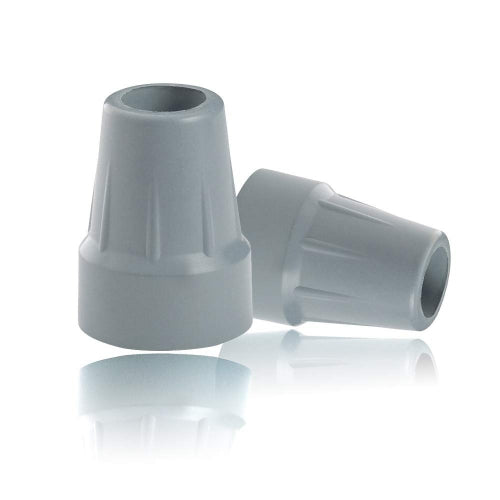 Drive Medical Crutch Tip 7/8 Gray Pair Retail, Blister Pack