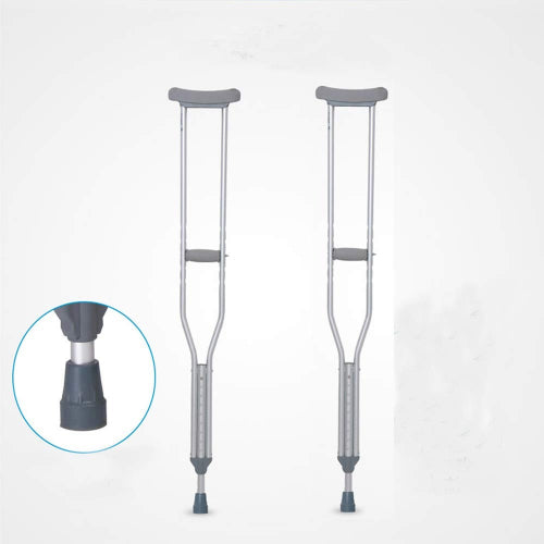 Drive Medical Crutch Tip 7/8 Gray Pair Retail, Blister Pack
