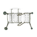 Drive Medical Splash Defense Transfer Bench with U-Cutout and Adjustable Height Legs