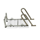 Drive Medical Splash Defense Transfer Bench with U-Cutout and Adjustable Height Legs