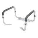 Drive Medical Toilet Safety Rail with padded handles for bathroom safety. Moovkart