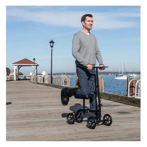 Drive Medical Economy Folding Knee Walker with Adjustable Height