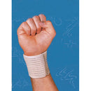 Sport Aid Universal Elastic Wrist Wrap with breathable, adjustable fit, providing pain relief and wrist support with Latex-free, Moovkart.