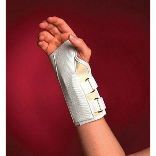 Sport Aid Cock-Up Wrist Splint offers optimal support with durable stays, secure fit, and latex-free comfort for healing. Moovkart