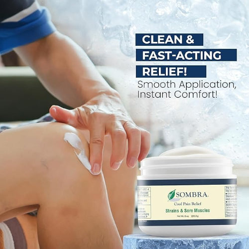 Sombra Cool Pain Relief 8oz – Natural, alcohol-free cooling therapy for sore muscles. Moovkart