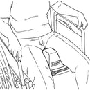 Skil-Care Transfer Pommel used on chair for stable posture and seated positioning support, Moovkart