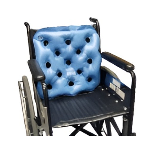 Skil-Care Air Inflatable Seat Cushion for Wheelchair, Pressure Relief and Anti-Bacterial Protection