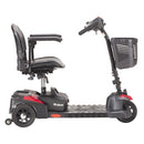 Drive Medical Foldable mobility scooter with basket and padded seat, Moovkart