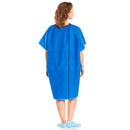 One Size Salk Reusable Exam Gown with Comfortable Plisse Fabric. Moovkart