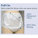 Sani-Pant Pull On Waterproof Brief Adult Incontinence Cover with Soft Comfortable Fit. Moovkart