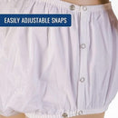 Sani-Pant Pull On Brief Reusable Protective Underwear for Liners and Absorbent Pads, White Medium