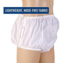 Sani-Pant Pull On Brief Reusable Protective Underwear for Liners and Absorbent Pads, White Medium