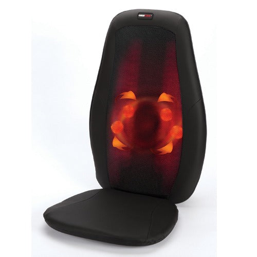 ObusForme Deep Kneading Shiatsu Massage Cushion with Heat, Full Back Coverage, Remote Control