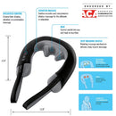 ObusForme Shiatsu and Vibration Neck Massager with Heat Therapy, Adjustable Flex Handles