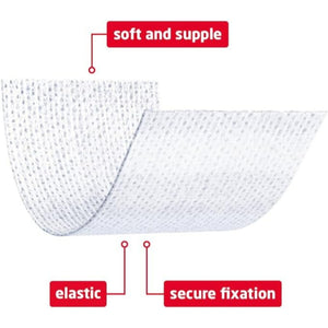 Hypafix Retention Tape, 2 Inch x 10 Yard Roll, Stretchable Non-Woven Tape for Medical Dressing Support Hover