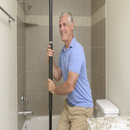 Stander Wonder Pole Grab Bar, Black, Adjustable Height, Non-Slip Foam Grip and 300 lbs Capacity