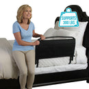 Stander Safety Bed Rail with Pouch 30 Inch Wide, Foldable Guard, Dual Strap, 300 Lb Capacity