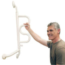 Stander Curve Grab Bar, Pivoting Wall-Mounted Ladder Support, 32.5 Inch Length, 300 lbs Capacity