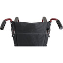 ProBasics Aluminum Transport Chair, 8 Inch Wheels, Swing-Away Footrests and 300 lbs Capacity, Burgundy