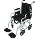 Drive Medical Lightweight aluminum transport chair with swing-away footrests and 24-inch wheels, Moovkart