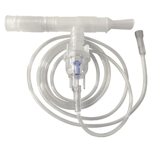 VixOne Nebulizer Kit with Universal T, Mouthpiece and 7-Foot Flexible Kink-Resistant Tubing