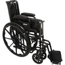 ProBasics K1 Lightweight Wheelchair 18x16 vinyl seat, steel frame for reliable mobility. Moovkart